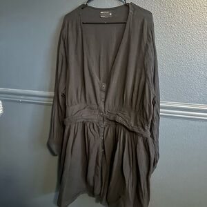 ASOS Curve Black Button Down Shirt